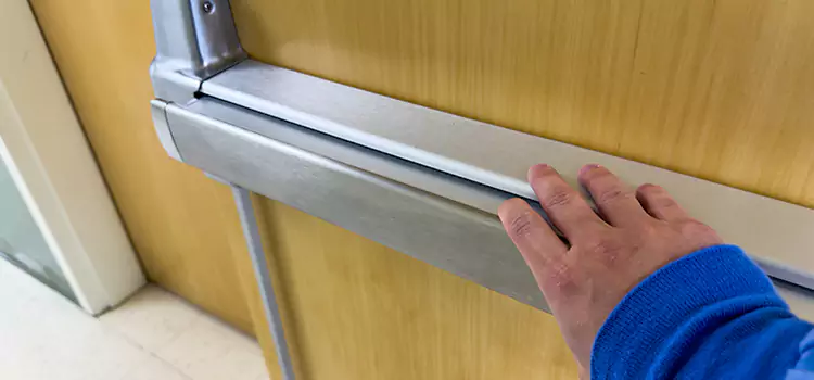 Installing a Push Bar on a Door Duncanville